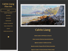 Tablet Screenshot of calvinliangfineart.com